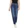 Only Veneda Life Mom Jeans - Blue/Dark Blue Denim