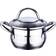 Bergner Stainless Steel with lid 5.6 L 24 cm