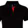 ASQUITH & FOX Short Sleeve Contrast Polo Shirt - Black/ Red