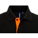 ASQUITH & FOX Classic Fit Contrast Polo Shirt - Black/Orange