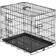 tectake Dog Cage with Two Door 44x51cm