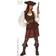 Widmann Pirate Costume with Brown Vest for Women