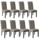 tectake - Kitchen Chair 106cm 8pcs