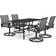vidaXL 3060283 Patio Dining Set, 1 Table incl. 4 Chairs