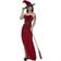 Smiffys Satanic Witch Costume Red