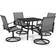 vidaXL 3060282 Patio Dining Set, 1 Table incl. 4 Chairs