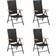 vidaXL 3060078 Patio Dining Set, 1 Table incl. 4 Chairs