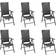 vidaXL 3060050 Patio Dining Set, 1 Table incl. 6 Chairs