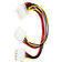 StarTech LP4-2xLP4 Power Y Splitter Cable M-F 0.2m