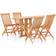 vidaXL 49003 Patio Dining Set, 1 Table incl. 4 Chairs