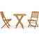 vidaXL 3058258 Patio Dining Set, 1 Table incl. 2 Chairs