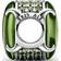 Pandora Oval Cabochon Charm - Silver/Green