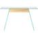 vidaXL MDF and Glass Console Table 30x120cm