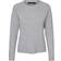 Vero Moda Doffy O-Neck Long Sleeved Knitted Sweater - Grey/Light Grey Melange