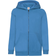 Fruit of the Loom Kid's Hooded Sweatshirt Jacket - Azure Blue