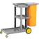 Ulsonix Cleaning Trolley with Laundry Bag and Lid