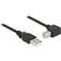 DeLock Ferrite USB A-USB B Angled 2.0 0.5m