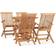 vidaXL 3059978 Patio Dining Set, 1 Table incl. 4 Chairs