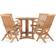 vidaXL 3059978 Patio Dining Set, 1 Table incl. 4 Chairs