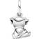 Pandora Labrador Puppy Dog Dangle Charm - Silver/Black