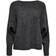 Only Daniella Rib Knitted Sweater - Gray/Dark Gray Melange