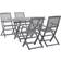 vidaXL 278921 Patio Dining Set, 1 Table incl. 4 Chairs