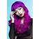 Smiffys Manic Panic Fuchsia Passion Siren Wig