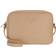 Patrizia Pepe Hammered Leather Camera Case - Beige