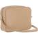 Patrizia Pepe Hammered Leather Camera Case - Beige