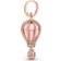 Pandora Sparkling Hot Air Balloon Dangle Charm - Rose Gold/Pink/Transparent