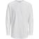 Jack & Jones Organic Cotton Long Sleeved T-shirt - White/White