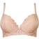 Pour Moi Romance Moulded Plunge Push Up Bra - Almond