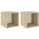 vidaXL - Wall Cabinet 37x37cm 2pcs