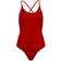 Puma Women's V-Neck Crossback Swimsuit - Red