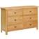 vidaXL Solid Oak Wood Chest of Drawer 105x73cm