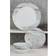 Waterside Marble and Gold Dinner Set 12pcs