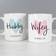 Personalised Hubby & Wifey Mug 2pcs