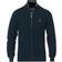 Gant Cotton Pique Full Zip Sweater - Evening Blue