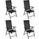 vidaXL 3070631 Patio Dining Set, 1 Table incl. 4 Chairs