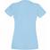 Universal Textiles Womens Value Fitted Short Sleeve Casual T-shirt - Light Blue