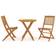 vidaXL 3058256 Patio Dining Set, 1 Table incl. 2 Chairs