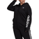 Adidas Women's Essentials Logo Full Zip Hoodie Plus Size - Black/White