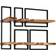 vidaXL 246014 Wall Shelf 25cm 6pcs