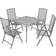 vidaXL 42718 Patio Dining Set, 1 Table incl. 4 Chairs