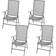 vidaXL 42718 Patio Dining Set, 1 Table incl. 4 Chairs