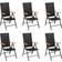 vidaXL 3060073 Patio Dining Set, 1 Table incl. 6 Chairs