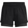 Under Armour Iso-Chill Run 2-in-1 Shorts Women - Black/Reflective