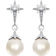 Thomas Sabo Star Earrings - Silver/Pearl/Transparent