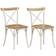 vidaXL - Kitchen Chair 84cm 2pcs