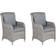 Beliani Cascais 2-pack Garden Dining Chair